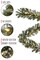Perfect Holiday 6ft Pre-lit Snow Dusted Nulato Pine Garland With Silver Ornaments And Berry Clusters